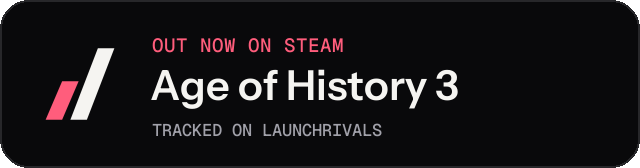 Dark launch badge for Age of History 3