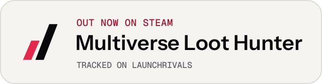 Light launch badge for Multiverse Loot Hunter