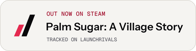 Light launch badge for Palm Sugar: A Village Story