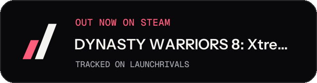 Dark launch badge for DYNASTY WARRIORS 8: Xtreme Legends Complete Edition