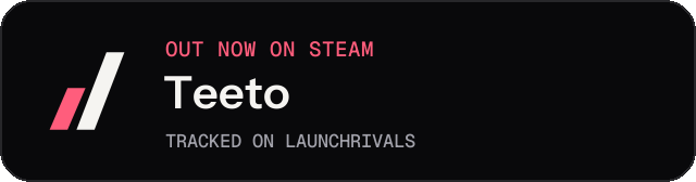 Dark launch badge for Teeto