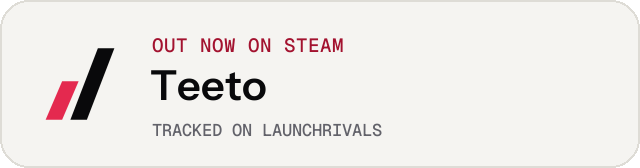 Light launch badge for Teeto