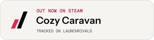 Light launch badge for Cozy Caravan