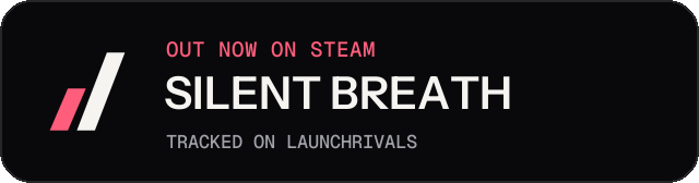 Dark launch badge for SILENT BREATH