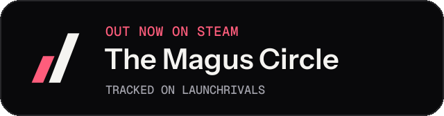 Dark launch badge for The Magus Circle