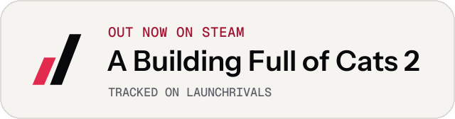 Light launch badge for A Building Full of Cats 2