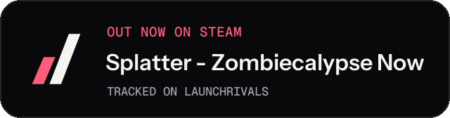 Dark launch badge for Splatter - Zombiecalypse Now