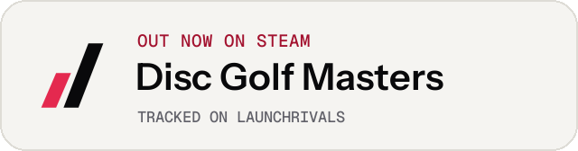 Light launch badge for Disc Golf Masters