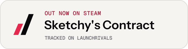 Light launch badge for Sketchy's Contract