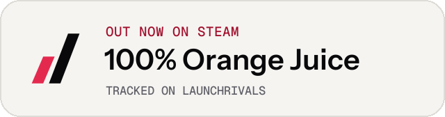Light launch badge for 100% Orange Juice
