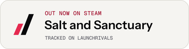 Light launch badge for Salt and Sanctuary