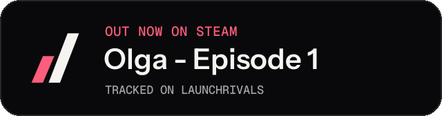 Dark launch badge for Olga - Episode 1