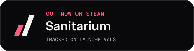 Dark launch badge for Sanitarium