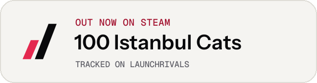 Light launch badge for 100 Istanbul Cats
