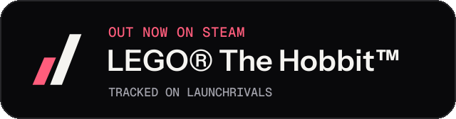 Dark launch badge for LEGO® The Hobbit™