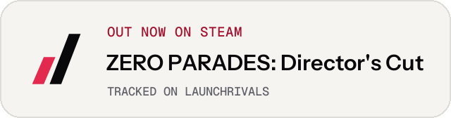 Light launch badge for ZERO PARADES: Director's Cut