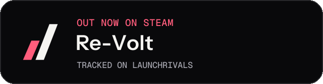 Dark launch badge for Re-Volt