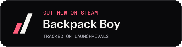 Dark launch badge for Backpack Boy
