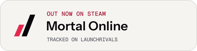 Light launch badge for Mortal Online