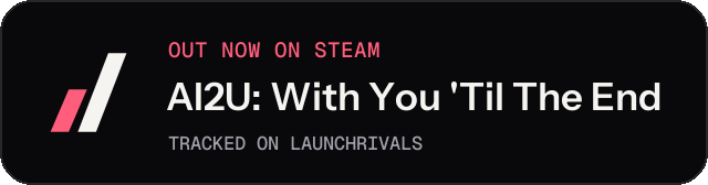 Dark launch badge for AI2U: With You 'Til The End