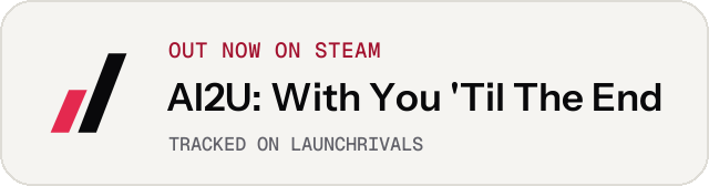 Light launch badge for AI2U: With You 'Til The End