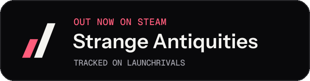 Dark launch badge for Strange Antiquities
