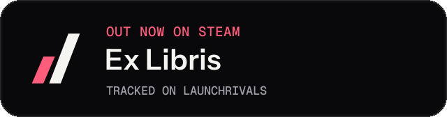Dark launch badge for Ex Libris