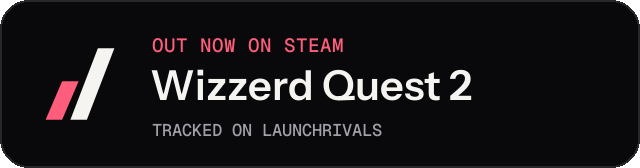 Dark launch badge for Wizzerd Quest 2