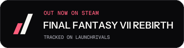 Dark launch badge for FINAL FANTASY VII REBIRTH