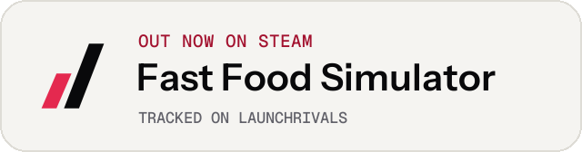 Light launch badge for Fast Food Simulator