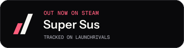 Dark launch badge for Super Sus