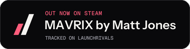 Dark launch badge for MAVRIX by Matt Jones