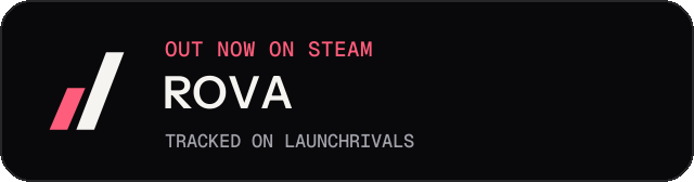Dark launch badge for ROVA