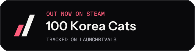 Dark launch badge for 100 Korea Cats
