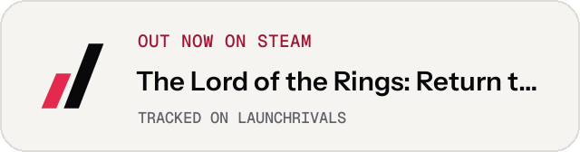 Light launch badge for The Lord of the Rings: Return to Moria™