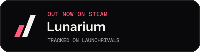 Dark launch badge for Lunarium