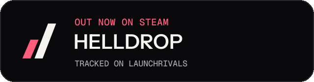 Dark launch badge for HELLDROP