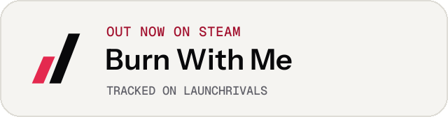 Light launch badge for Burn With Me