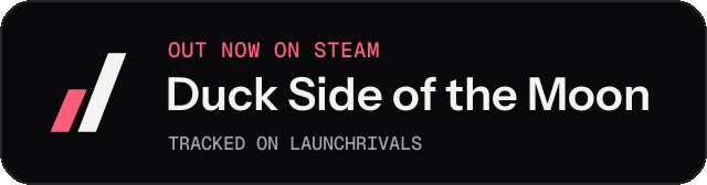 Dark launch badge for Duck Side of the Moon