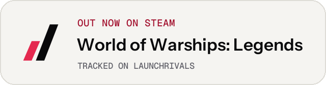 Light launch badge for World of Warships: Legends
