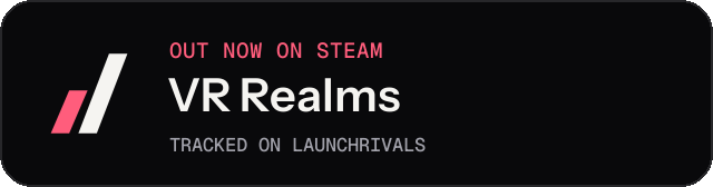 Dark launch badge for VR Realms