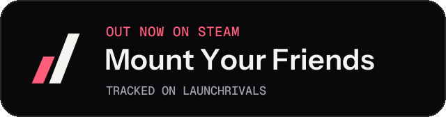 Dark launch badge for Mount Your Friends