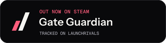 Dark launch badge for Gate Guardian