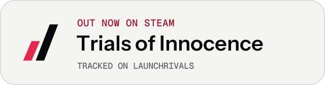 Light launch badge for Trials of Innocence
