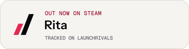 Light launch badge for Rita