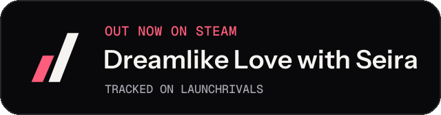 Dark launch badge for Dreamlike Love with Seira