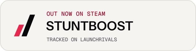 Light launch badge for STUNTBOOST