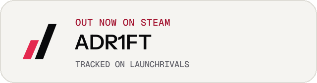 Light launch badge for ADR1FT