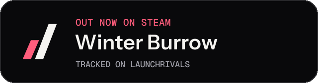 Dark launch badge for Winter Burrow
