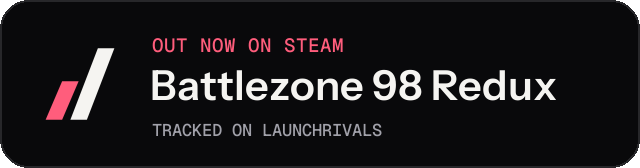 Dark launch badge for Battlezone 98 Redux